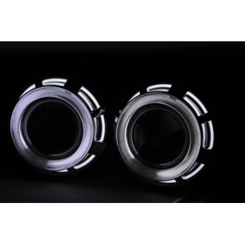 Биксеноновая линза C-TRI MT-03 Мотоксенон + (Анг. глазки, CCFL), шт.
